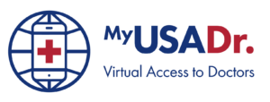 MyUSADr. virtual access to USA doctors logo